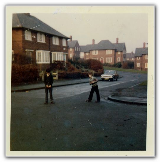 Young cousin stuart and friend 1973